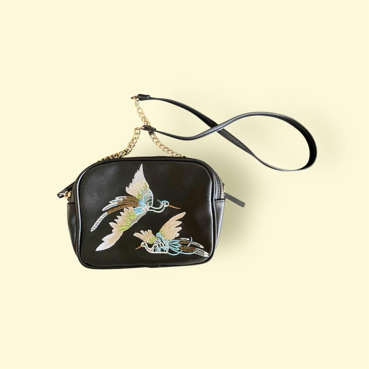 Maddison Borse da donna: Small Black Handbag embroidered from Maddison – Usato da Zürich venduto da lydia.joray
