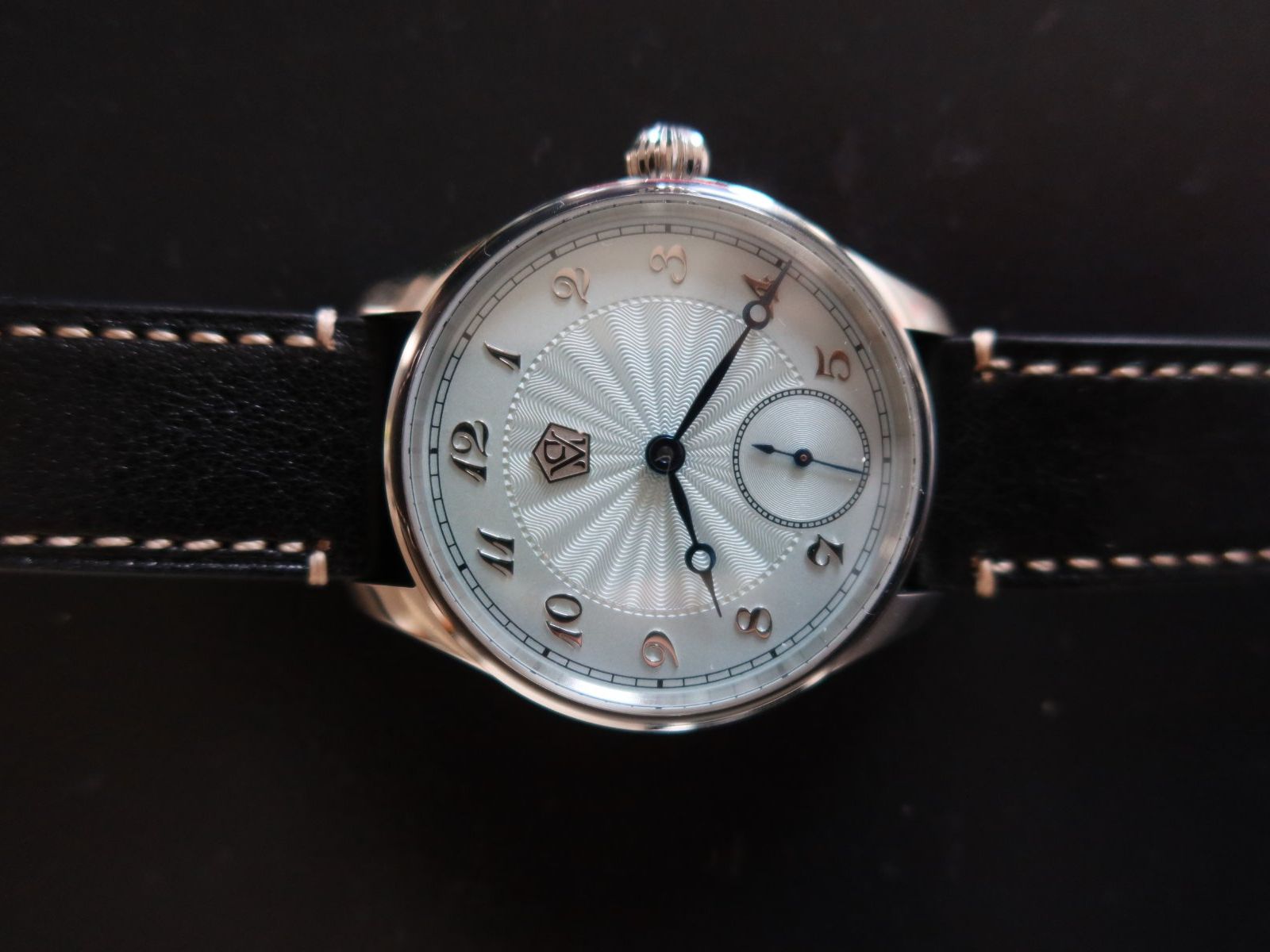 Orologi: Grosse Handaufzugsuhr mit hellblauem Ziffernblatt – Usato da Rain venduto da mutsch1 5