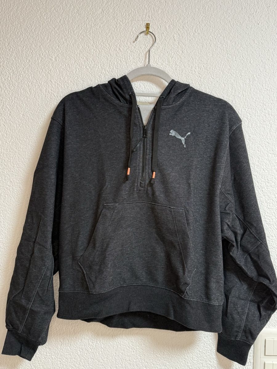 Puma Pullover & Sweatshirts: Puma Damen Hoodie grau, Kapuzenpullover Gr. M – Gebraucht aus Wallbach von ale_db7t