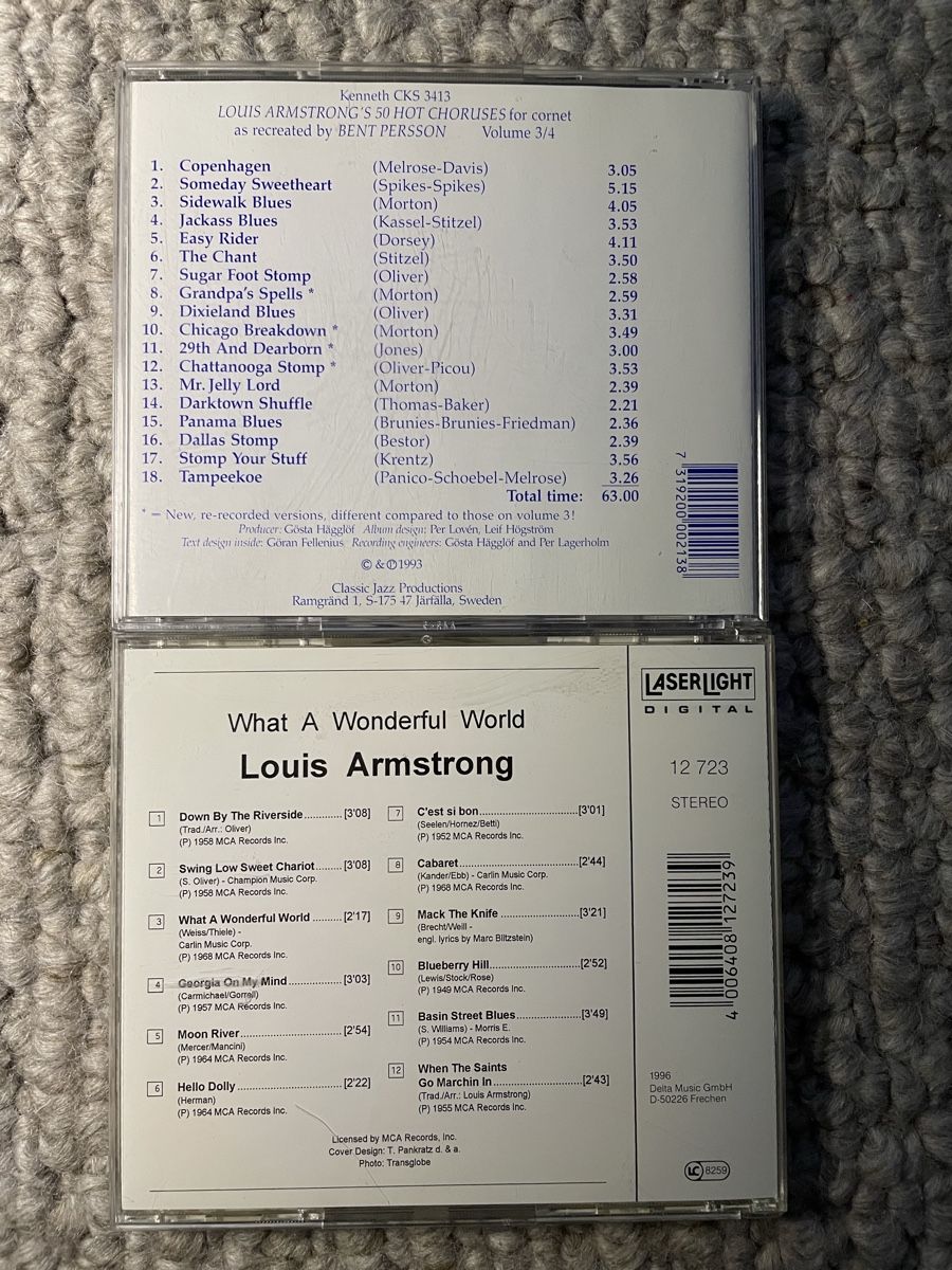 CDs: 2x Louis Armstrong  – Neuf (Voir description) à Reinach AG par trigger7811 2
