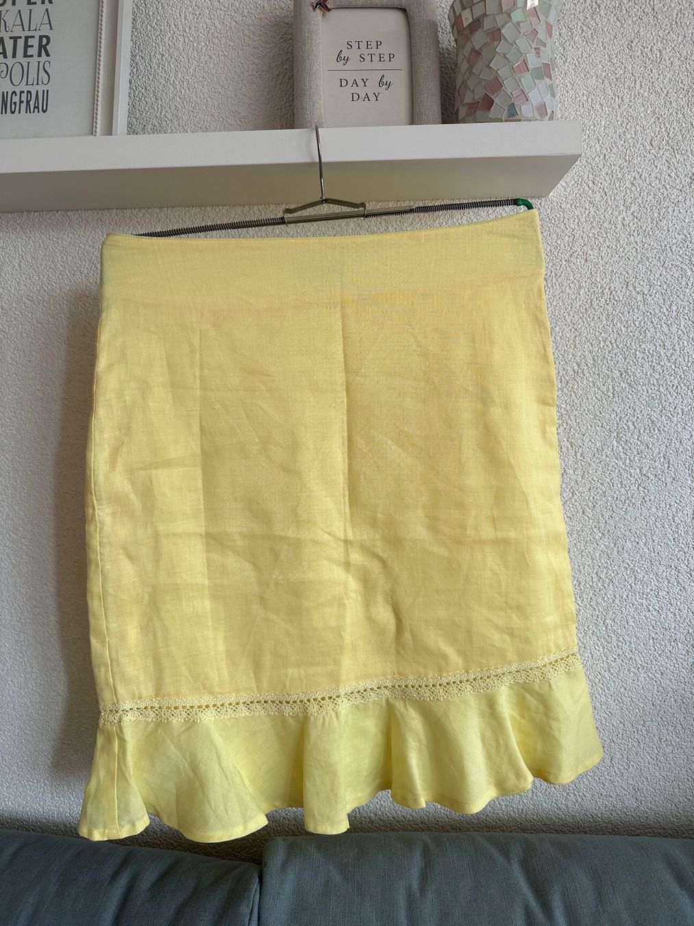 Gonne: Leinenrock Ellen Eisemann 36 gelb – Usato da Rothenburg venduto da wer_g9fd 1