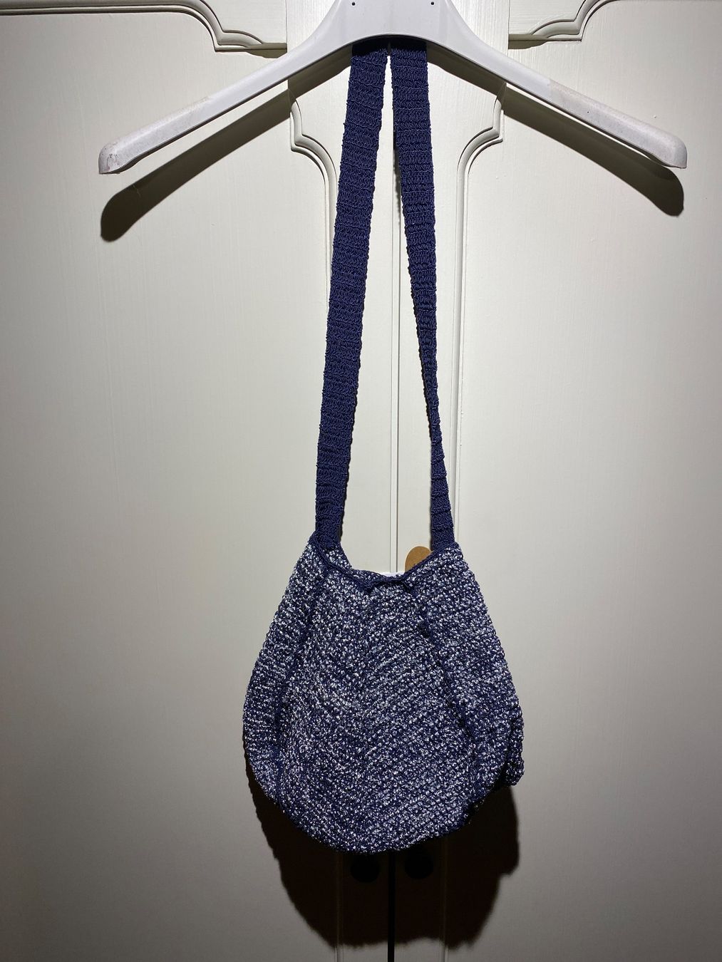 Borse da donna: HANDTASCHE BLAU-WEISS,HANDGEMACHT – Nuovo e nell'imballaggio originale da Meienried venduto da ManuelaBoutique 4