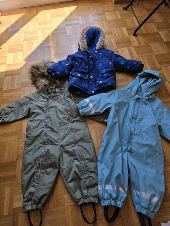 Baby Jungen gr 80 Winter Jacke Schnee Overall Regen Anzug
