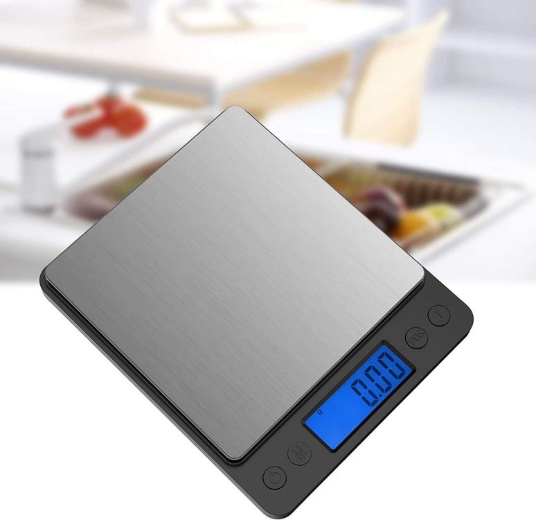Tragbare Digitale Mini-Waage - 500g Kapazität, 0,01g Genauigkeit, Mit LCD-Backlight, Für Küche & Schmuck