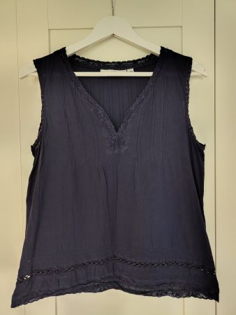 Luftiges Oberteil aus Baumwolle von H+M Grösse 38