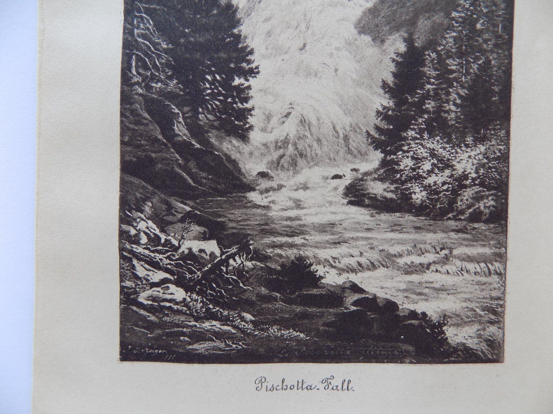 Gravures: Pischottafall Albula Route – D'occasion à Risch par Rischli15 5