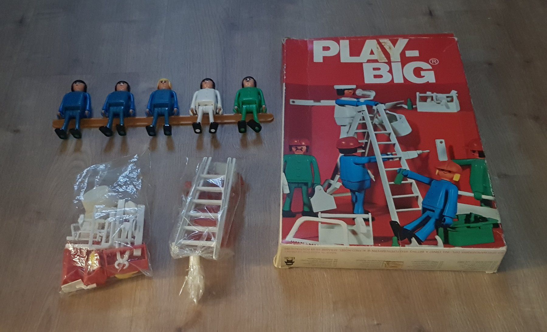 Giocattoli: Play Big "Bauarbeiter- Set" (OVP/ neuwertig!) – Usato da Aarau venduto da Vintage1969 5