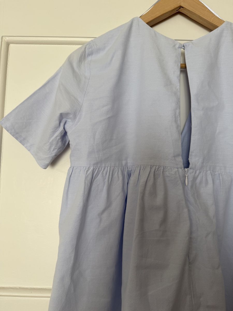 Zara Vestiti: Kurzes Sommerkleid, hellblau – Usato da Zürich venduto da Nadgb1303 5