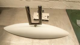 Lampe Deckenleuchte oval matt modern Metall Glas neu