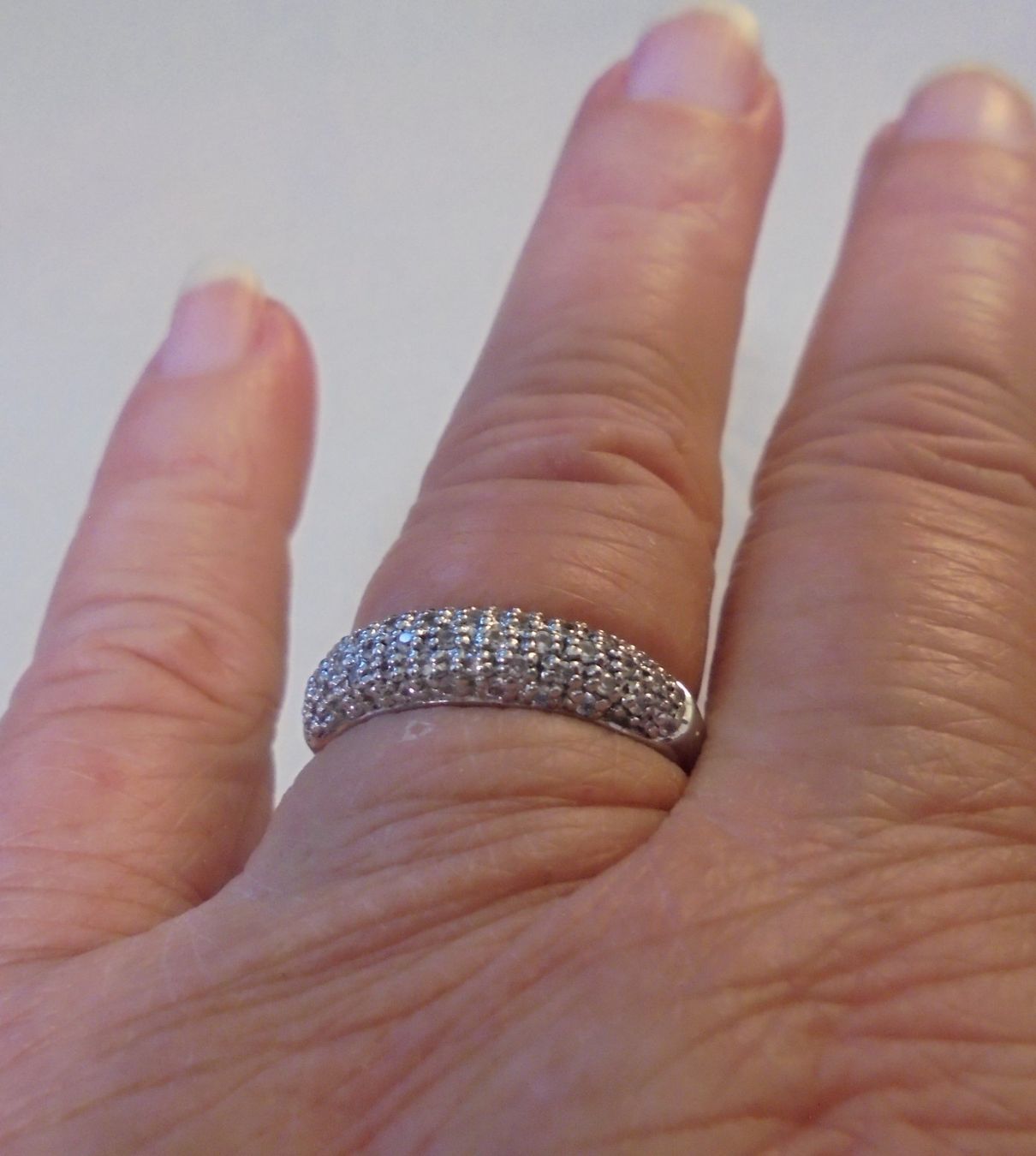 Anelli: Echtschmuck: Zirkon-Silberring 53/17 – Nuovo (secondo la descrizione) da Zuchwil venduto da maumauchi 8