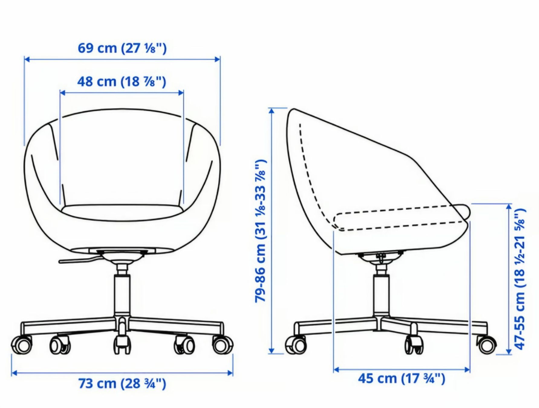 Ikea Sedie: Bürostuhl weiss IKEA – Usato da Uster venduto da Jannika 3