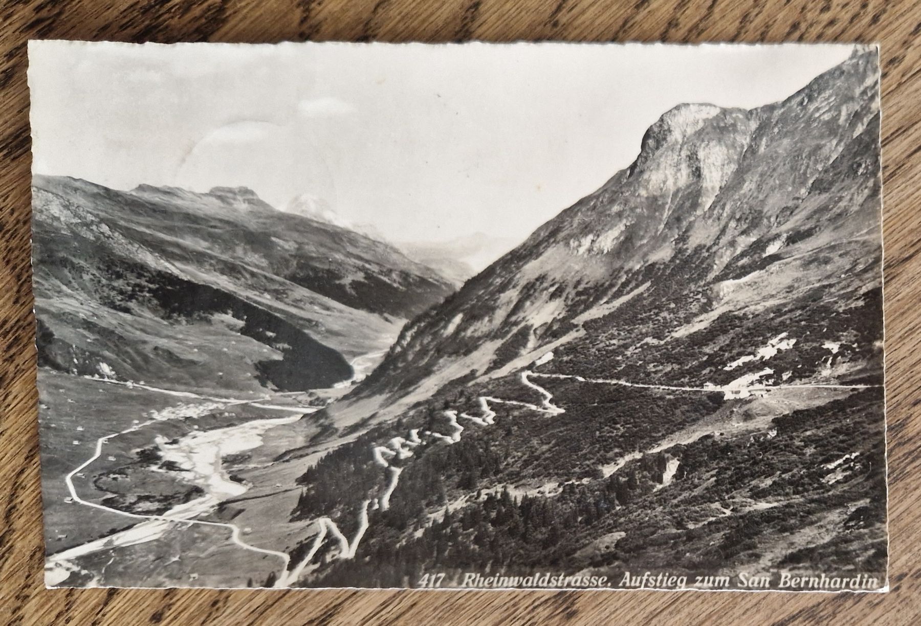Cartoline postali: Rheinwaldstrasse 1949 – Usato da Ebikon venduto da Donar50