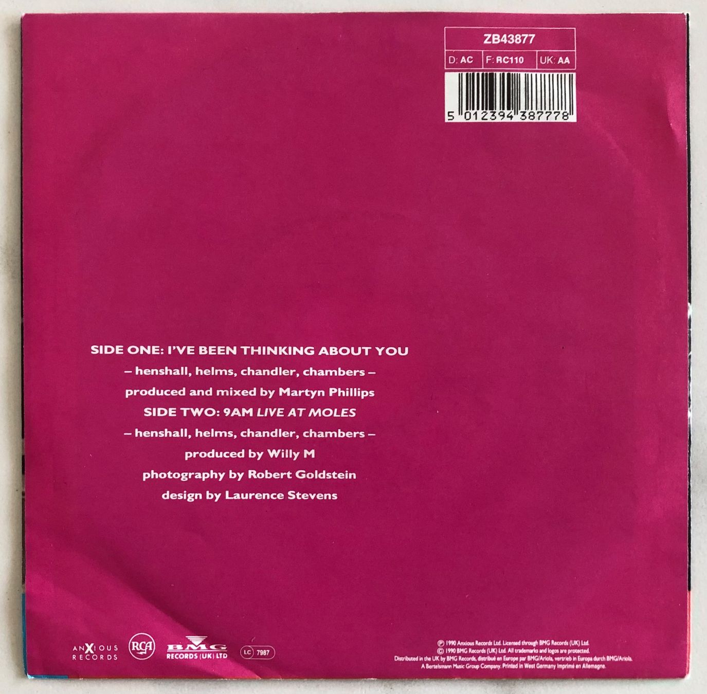 Dischi in vinile: LONDONBEAT - I'VE BEEN THINKING ABOUT YOU – Usato da Poliez-Pittet venduto da Newtown-Records 1