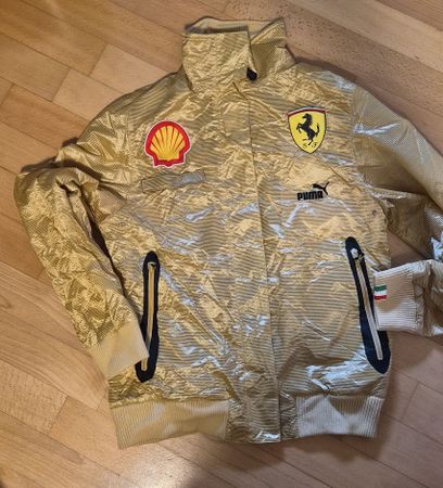 Ferrari Puma Jacke Gold Grösse M gebraucht