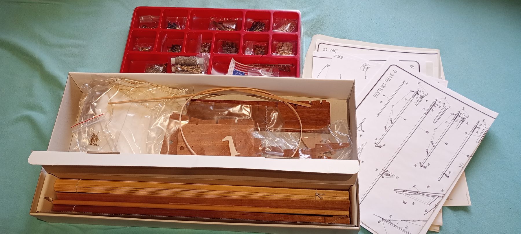 Kit di modellismo & Modellini statici: maquette bois Flying fisch – Nuovo e nell'imballaggio originale da versoix venduto da pat2009 1