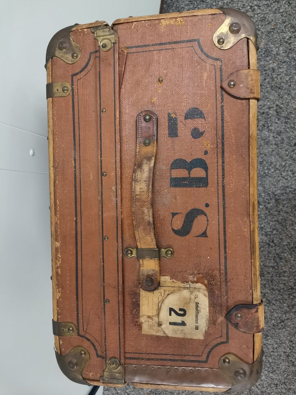 Valigie: Koffer Überseekoffer S.B.3. – Usato da Suhr venduto da Brocki-Suhr 2