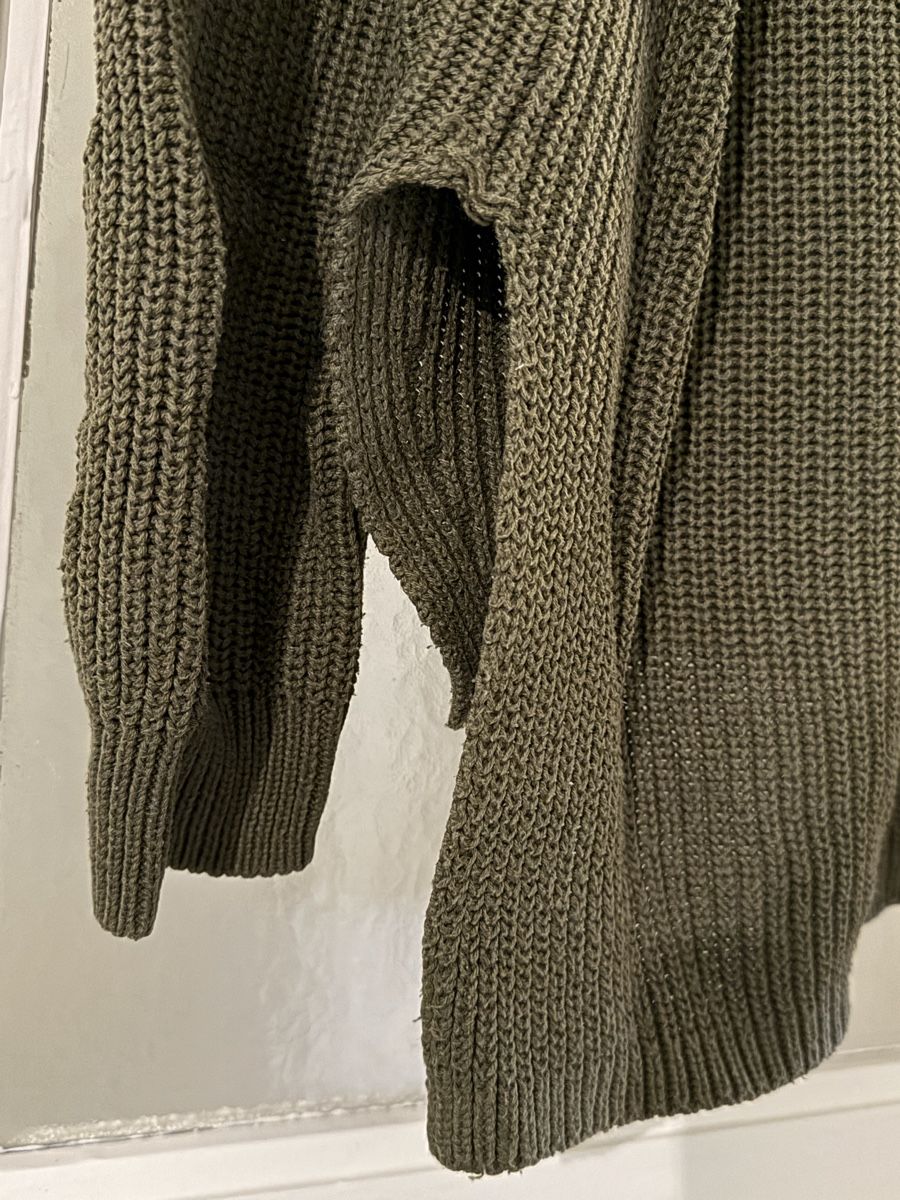 H&M Maglioni & Felpe: H&M Strickpullover in Olivgrün Grösse M – Usato da Basel venduto da zukk_ 4