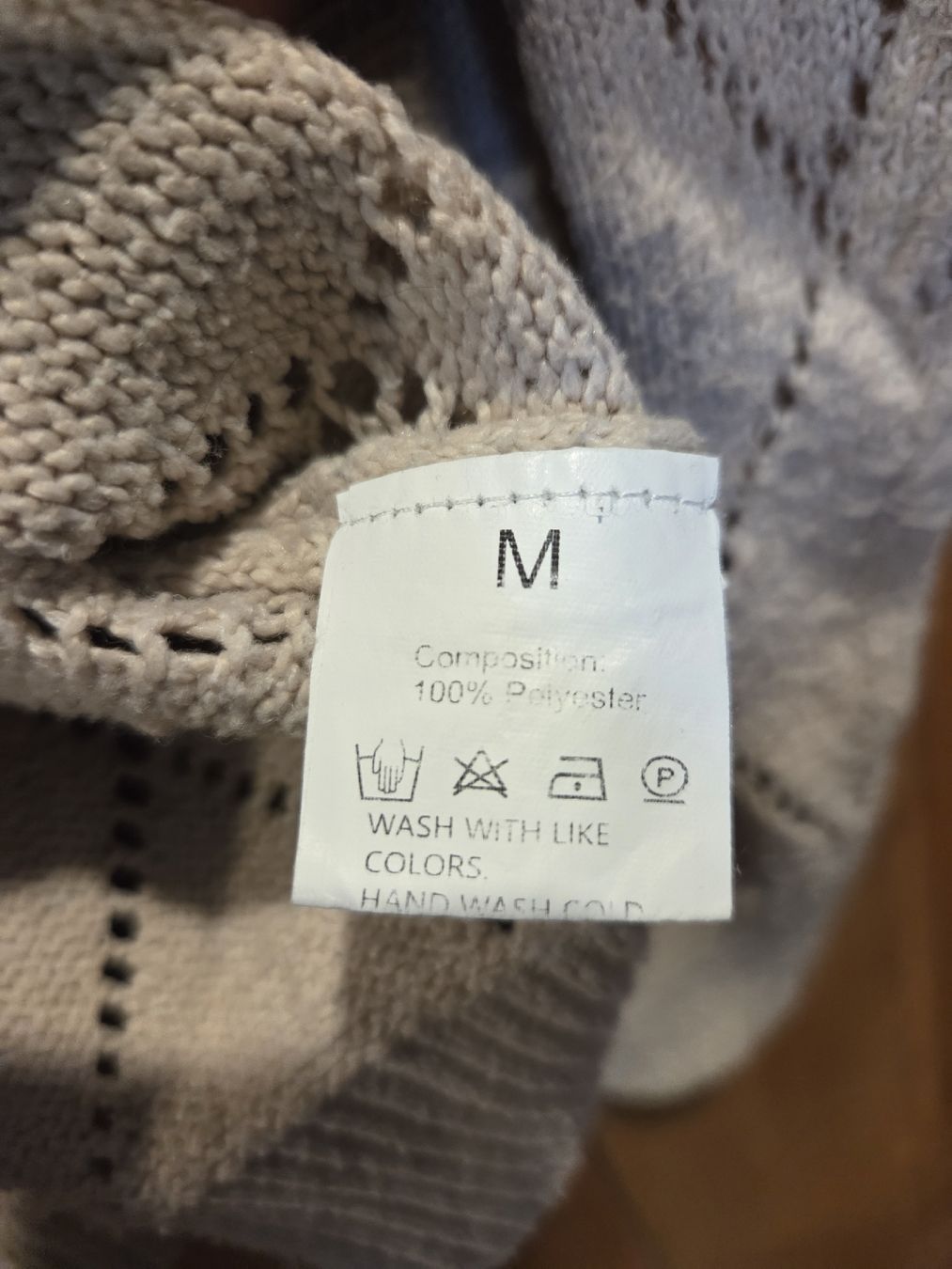 Maglioni & Felpe: Sommerlicher Strickpullover in Beige, Grösse M – Usato da Herbetswil venduto da ursjoel 2