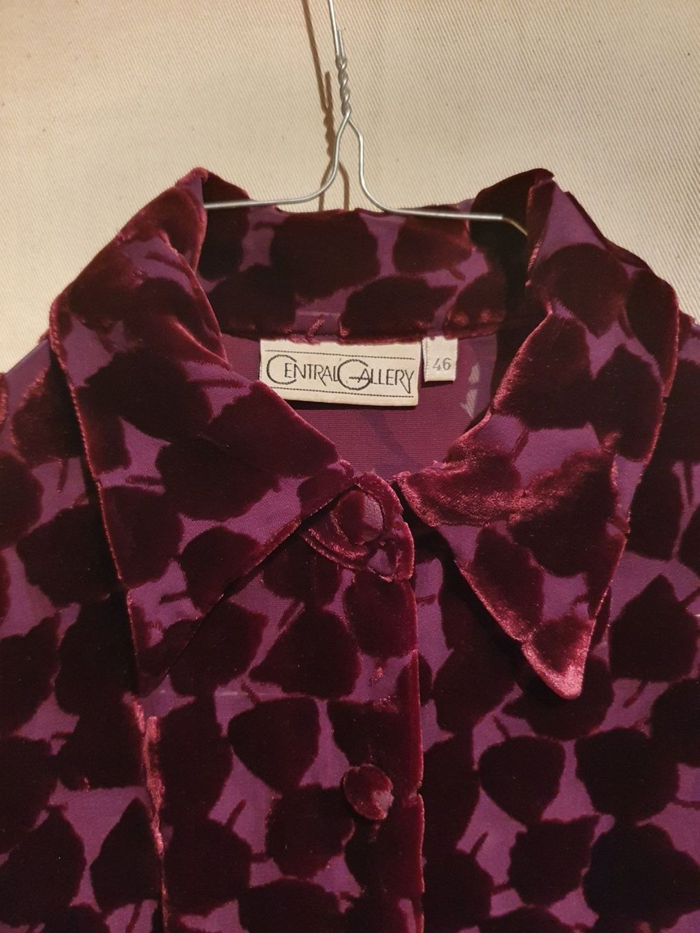 Camicette: Camicia donna in velluto bordo' – Usato da Chiasso venduto da Ann58 3