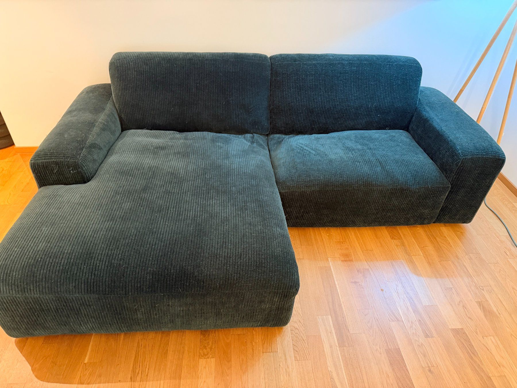 Sofas: Ecksofa Grün 254 × 161 × 80 cm – D'occasion à Basel par abd_6s7f 4