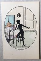 🟡EROTIK antike Postkarte mit erotischer Darstellung EROTICA
