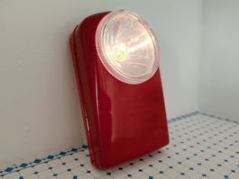 Taschenlampe Kastenleuchte 4,5 Volt rot inkl. Batterie