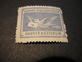 1880, HOTELPOST RIGI-SCHEIDECK, xxa, u/blau, POSTFRISCH