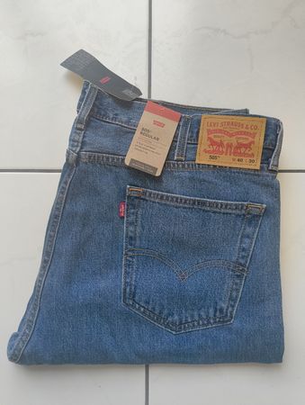 Levi Strauss Jeans 505 Regular blau Grösse W40 L30 neu