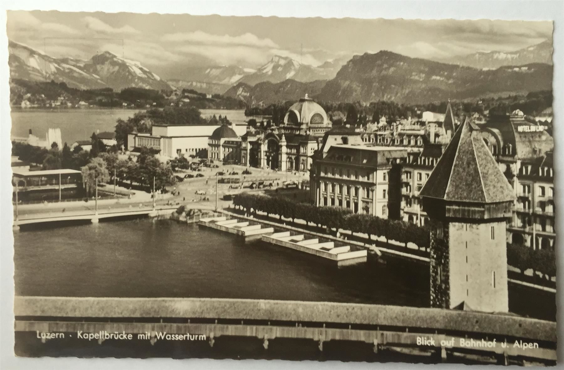 Cartoline postali: LUZERN Kapellbrücke mit Wasserturm 2947 – Nuovo (secondo la descrizione) da Jona venduto da philajona