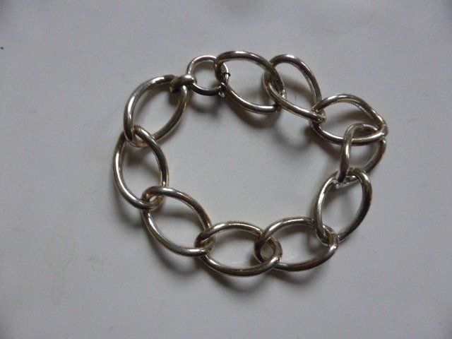 Armbänder & -reifen: Arm-Kette,massiv,10 Glieder,Silber,800 H Stempel,26 g schwer – Gebraucht aus Lausen von liesfisch 5