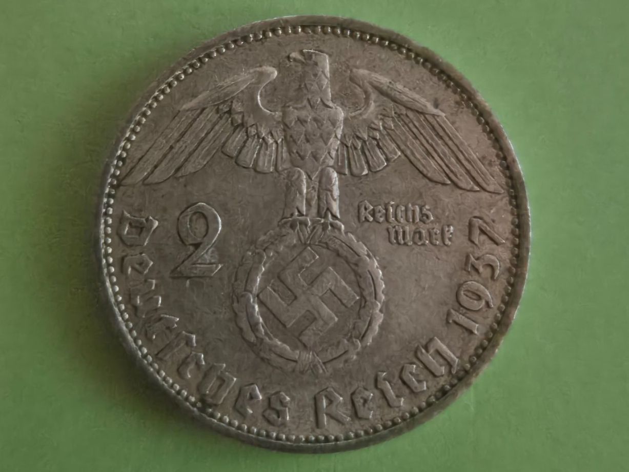 Tutti le monete: 2 Deutsche Reichsmark 1937 - Silber – Usato da Jona venduto da gnaumann1900