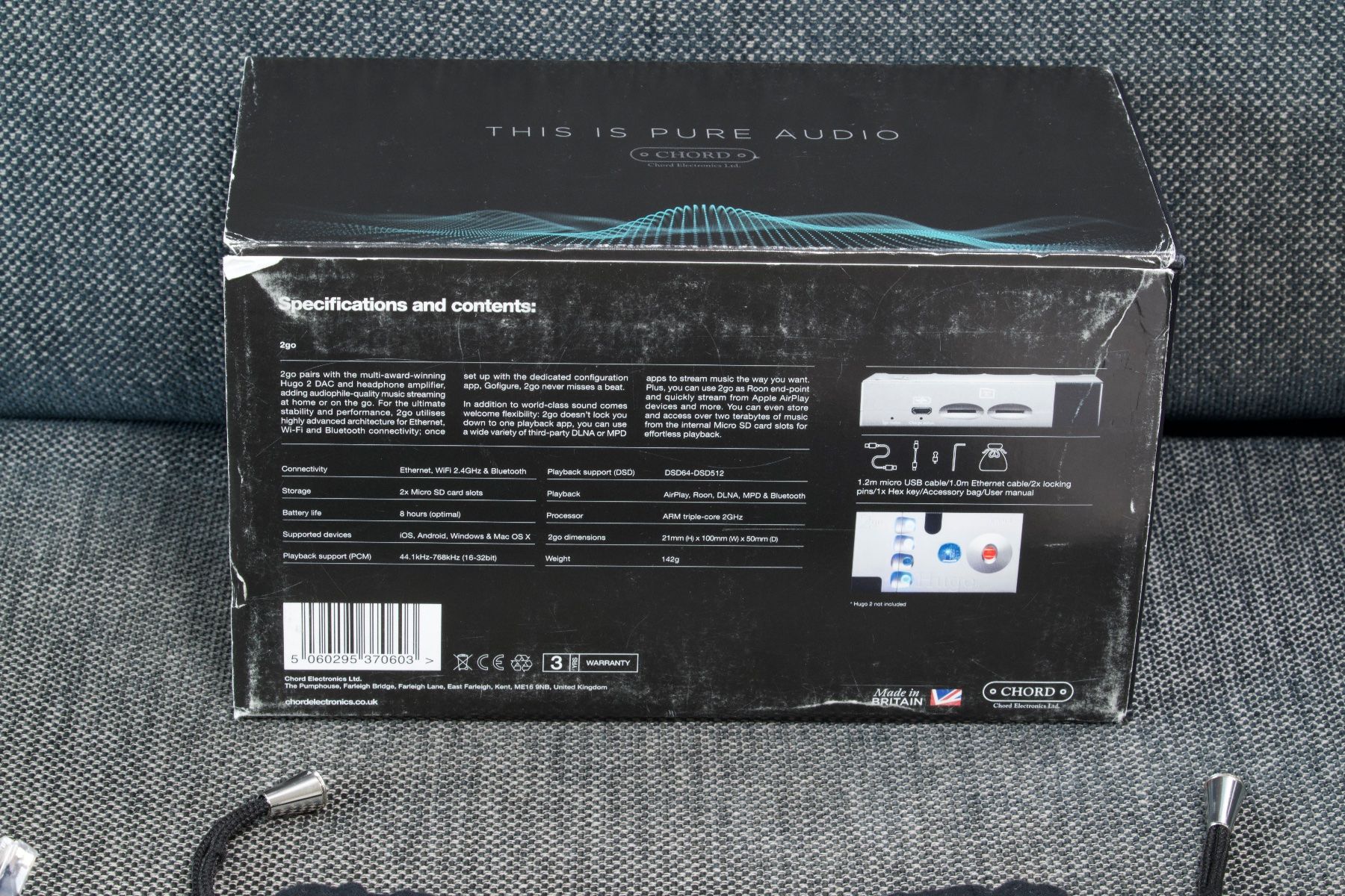 Lettore multimediale & Streamer: Chord Electronics 2go Streamer in schwarz – Usato da Riehen venduto da Nyenhuis 8