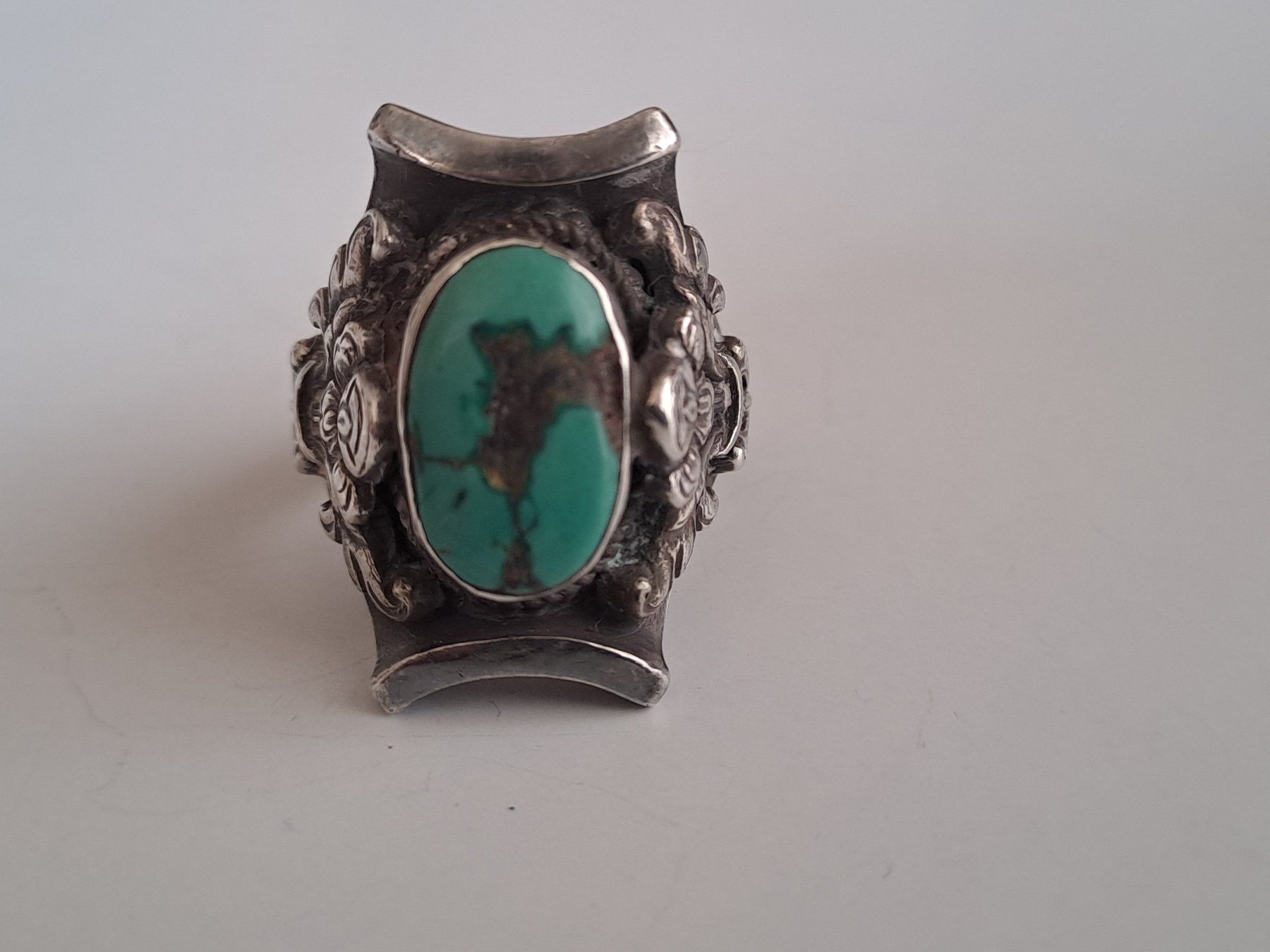 Anelli: BAGUE ARGENT TURQUOISE TIBET – Usato da LAUSANNE venduto da KWEW
