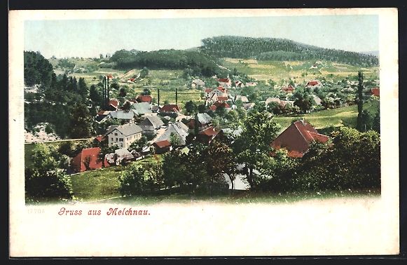 Ansichtskarten: AK Melchnau, Panoramablick auf das Dorf – Gebraucht aus Berlin von bartko-reher