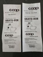 Coop Restaurant Gutscheine gratis Kaffee