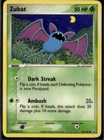 Zubat 82/109 EX Team Rocket Returns 2004 Pokémon Non-Holo