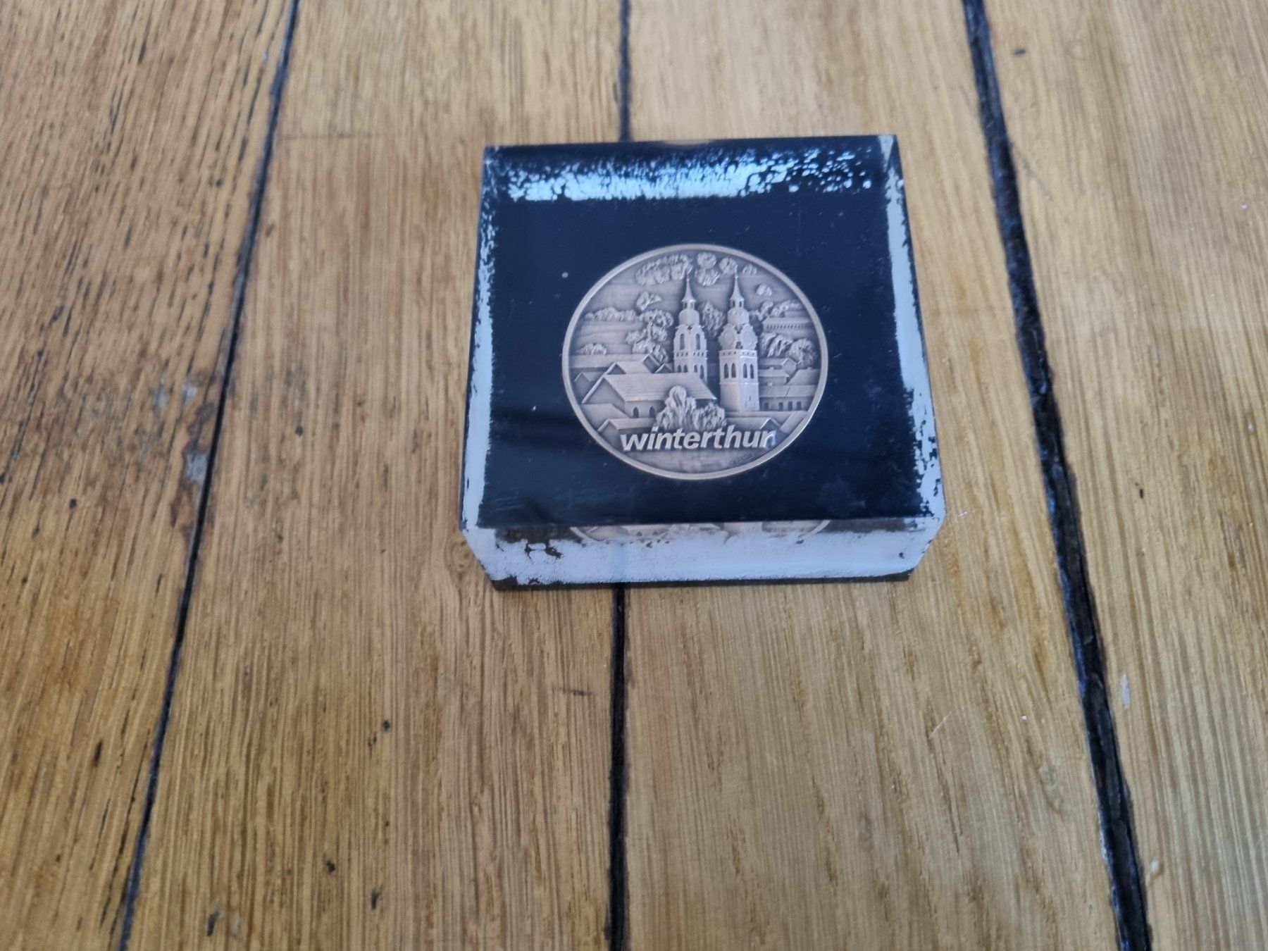 Medaillen: Winterthur Kramer  Briefbeschwerer Vintage Medaille – Gebraucht aus Schaffhausen von Leveron13 4