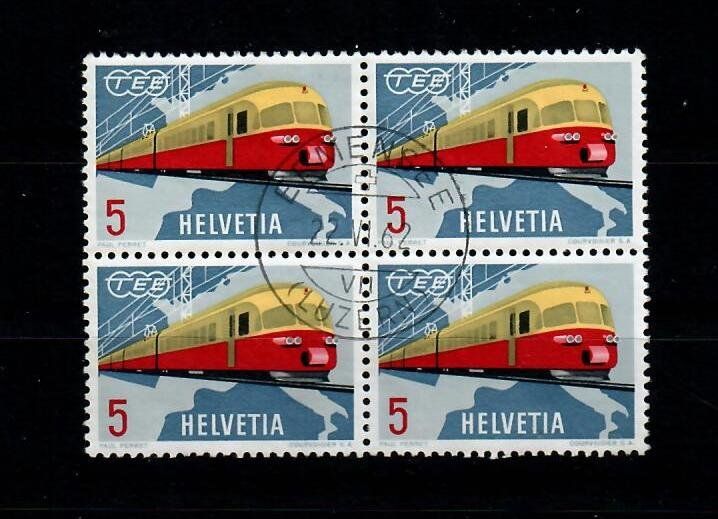 Tous les timbres: 4er Block - Stempel Ermensee 1962 – D'occasion à Hochdorf par Ziegel-16