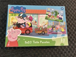 Peppa Pig Puzzle Set 3 x 20 pieces new in box