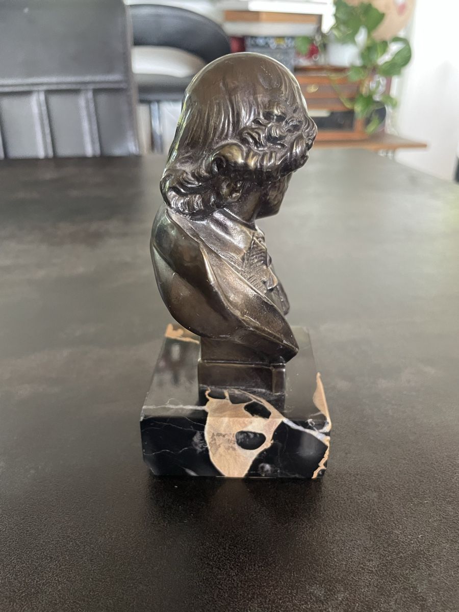 Statuette: Ancien Buste Shakespeare – Usato da Vallamand venduto da Bricbracbroc82 4
