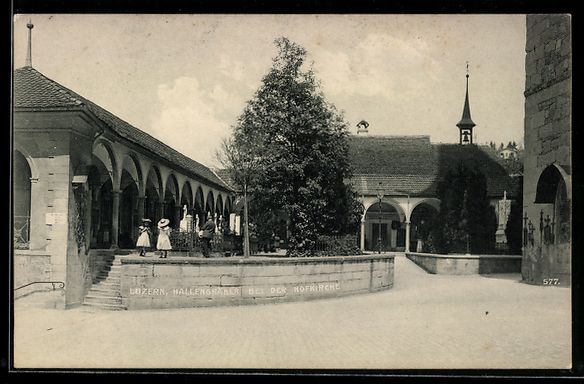 Cartoline postali: Luzern, Hallengräber bei der Hofkirche – Usato da Berlin venduto da bartko-reher