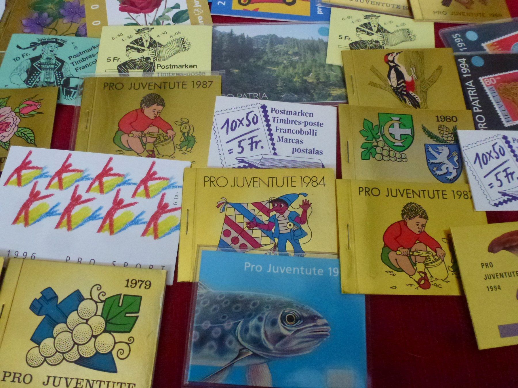 Tutti i francobolli: Sammlung ++ 106 Stück gestempelten Markenheftchen Schweiz – Usato da Walkringen venduto da Casablanca777 5