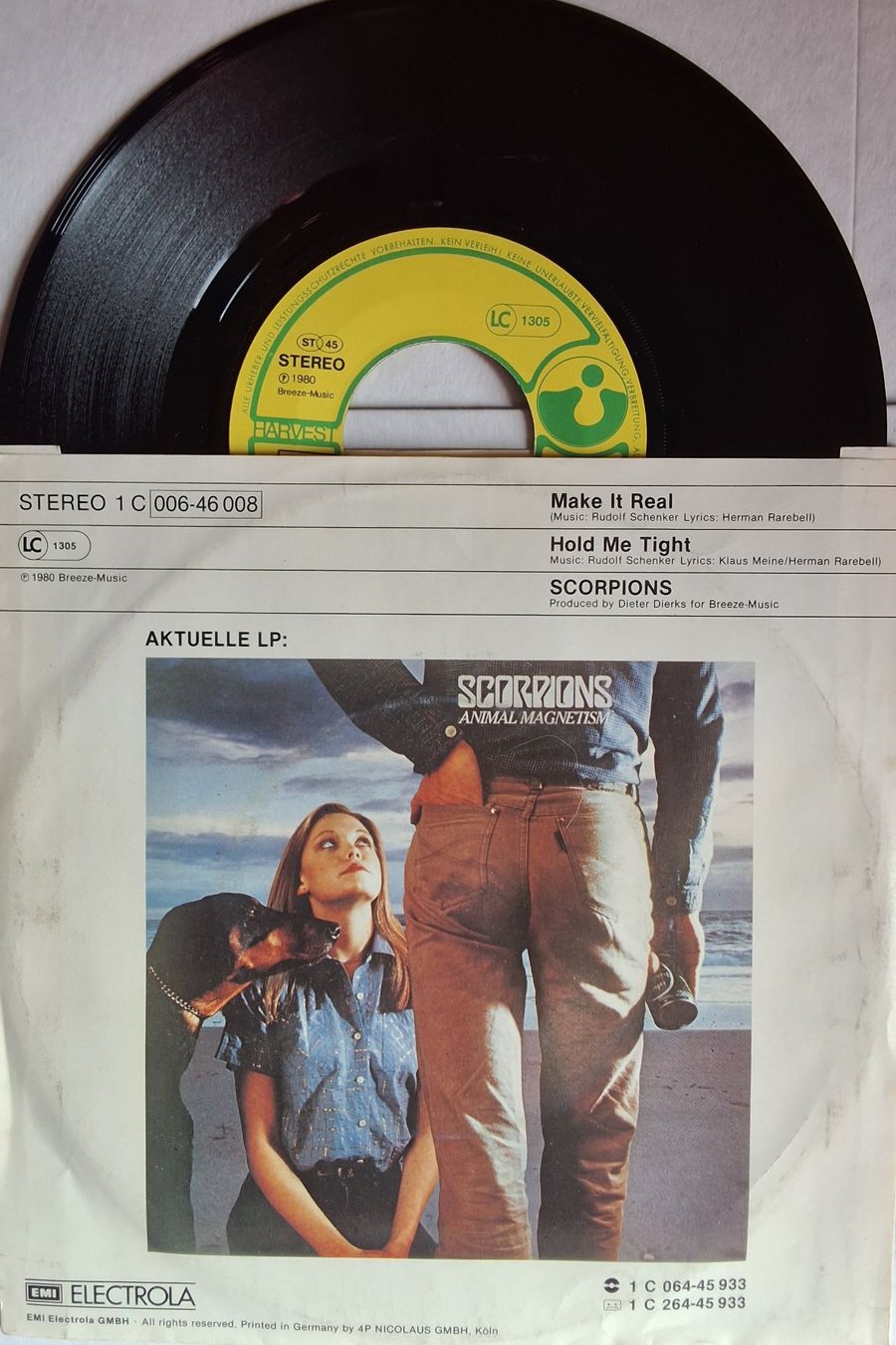 Dischi in vinile: Vinyl single  - Scorpions  - Make It Real -  Ger 80 - NM – Usato da Villeret venduto da Fil11 1
