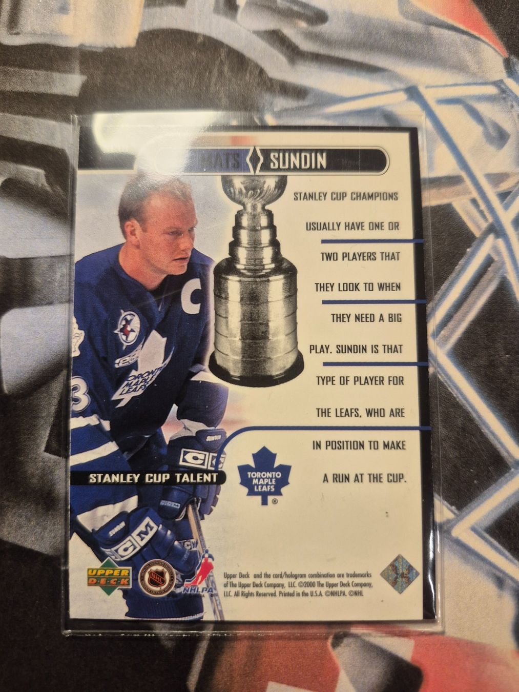 NHL Carte collezionabili: NHL Mats Sundin Toronto Maple Leafs – Usato da Treiten venduto da Sauber73 1