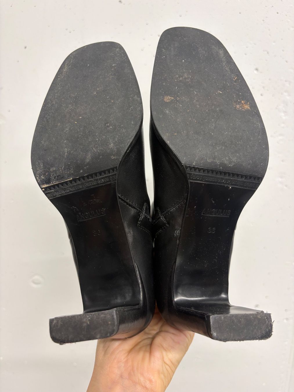 Scarpe da donna: Angulus Stiefeletten 36 Leder schwarz Blockabsatz – Nuovo (secondo la descrizione) da Regensdorf venduto da sec_l5cr 7