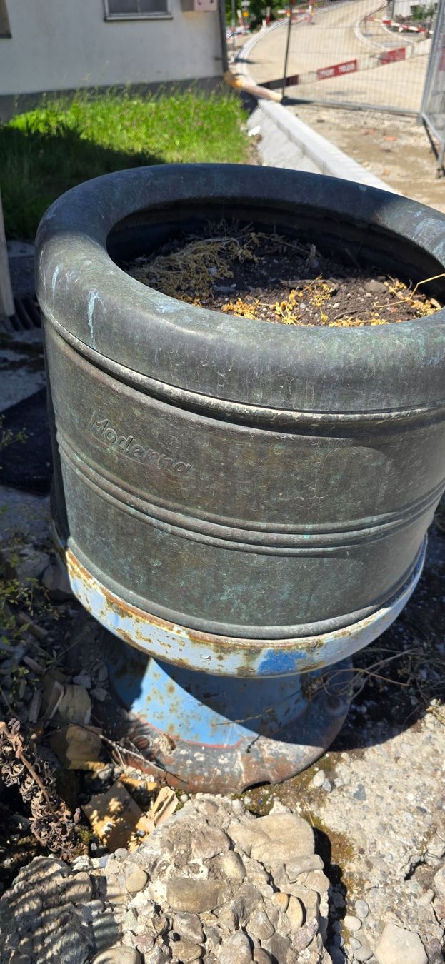 Vasi per fiori: Kupfer Wäschetrommel "Moderna" – Difettoso da Züberwangen venduto da Roff 2