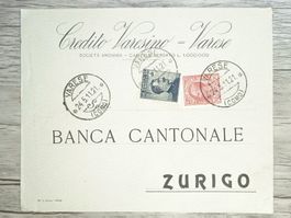 TR80 Enveloppe + Timbre Italie 1911