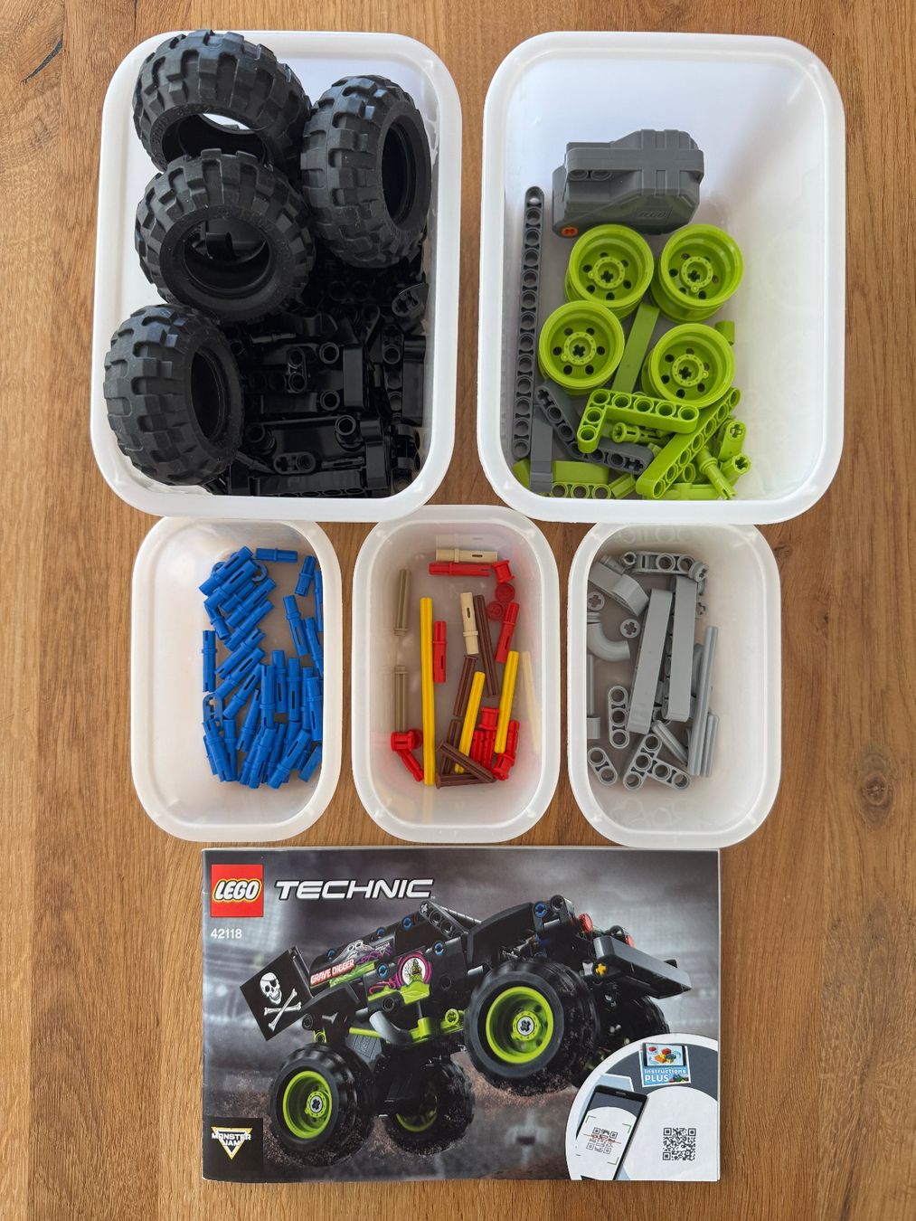 Lego Kit di costruzioni: Lego Technic 42118 Monster Jam Grave Digger 2in1 Pull back – Usato da Rüschlikon venduto da Delfinissa 1