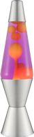 Retro Lava Lampe 36cm Gelbes Wachs & Lila Flüssigkeit