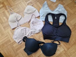 BH Sport BH Push Up Paket mit victoria secret - 75b / S / 34